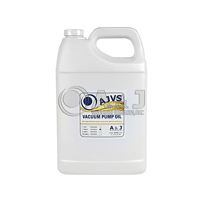 Elite Z Vacuum Pump Oil, Full Synthetic Hydrocarbon Oil, Four x One Gallon, N