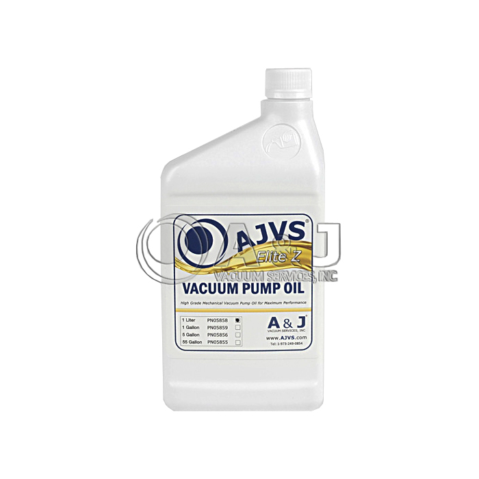 Elite Z Vacuum Pump Oil, Full Synthetic Hydrocarbon Oil, Twelve x One Liter, N