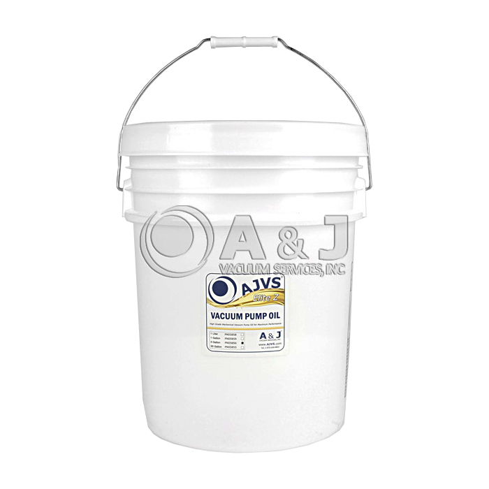 Elite Z Vacuum Pump Oil, Full Synthetic Hydrocarbon Oil, Five Gallon, N