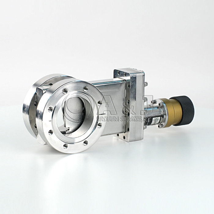 New Vacuum Gate Valve, ISO Flange, Bellows Sealed, Stainless Steel, Manual