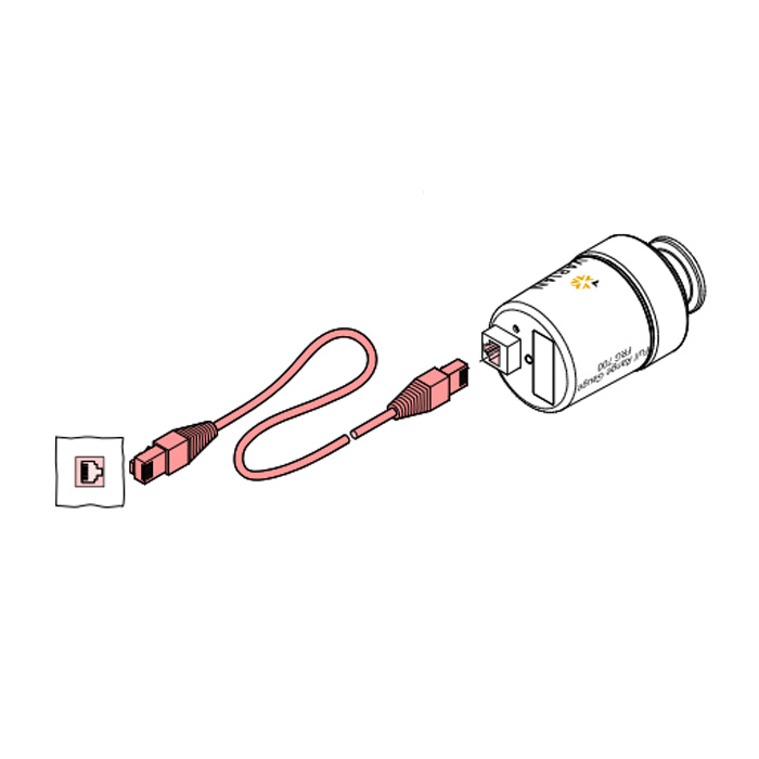 Agilent Technologies FRG 700 Vacuum Gauge Interface Cable 3M, 9699960, N