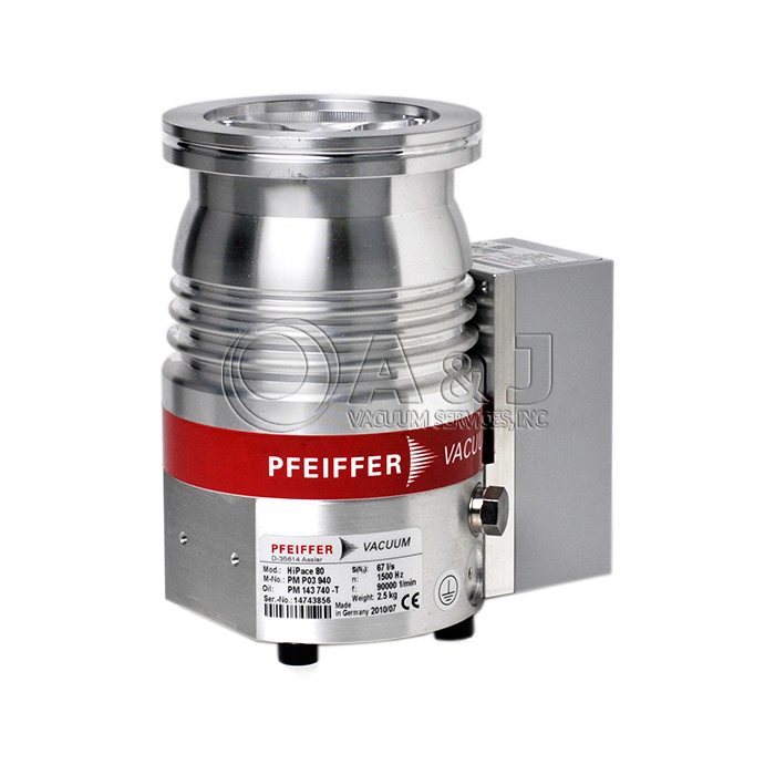 Pfeiffer HiPace 80 Turbo Pump with TC 110 DN 40 ISO-KF, PMP03942, N