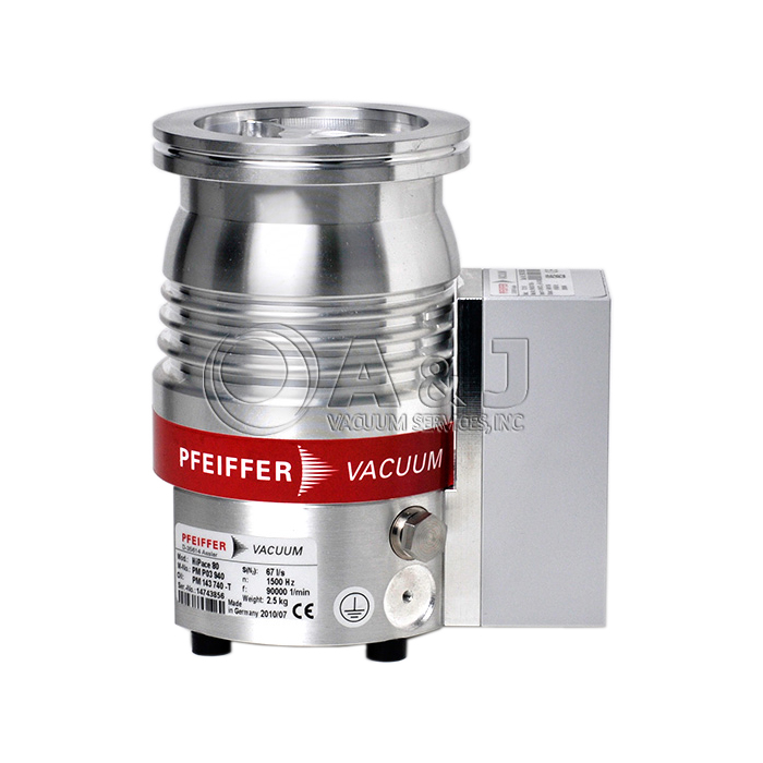 Pfeiffer HiPace 80 Turbo Pump with TC 110, DN 63 ISO-K, PMP03940, R
