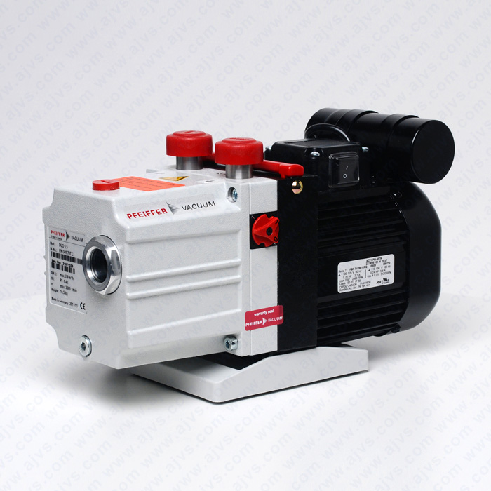 Pfeiffer DUO 2.5 C Dual Stage Rotary Vane Vacuum Pump, PKD41014, DuoLine 2.5