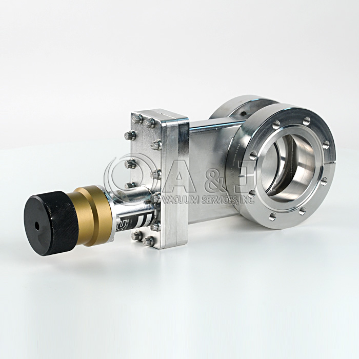 New Vacuum Gate Valve, ISO Flange, Bellows Sealed, Stainless Steel, Manual