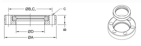 CF_Bored_Flange_Rotatable_Dimensions