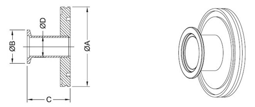 ISO_KF_Tubular_Adaptor_Dimensions