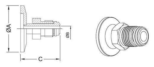 KF_VCR_Male_Adaptor_Dimensions