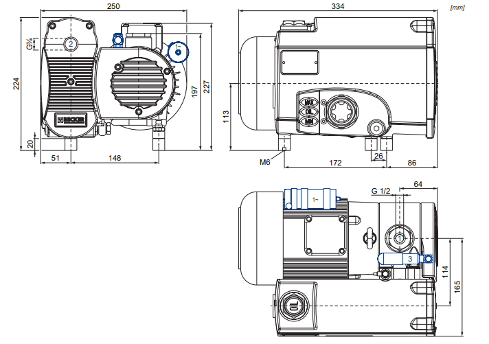 Becker U 4.20, Dimensions