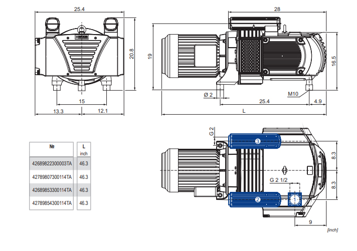 Becker VTLF 2.200, 17100003 / 4M364G256TW, Dimensions