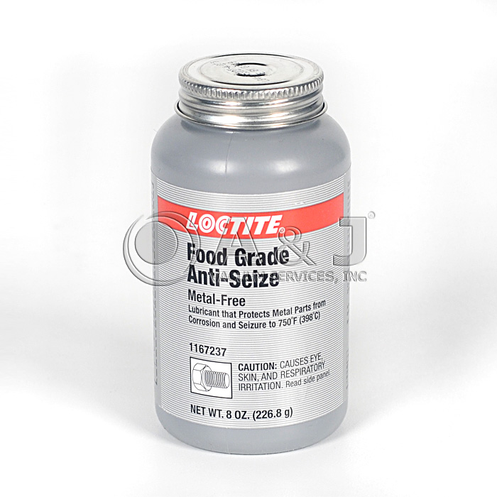 New Loctite AntiSeize Lubricant, Food Grade, Metal Free, 8 oz, 1287K31