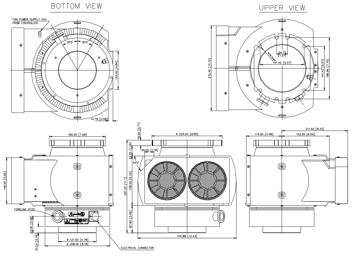 Agilent TV902 Dimensions, 8698933, 8698933R001