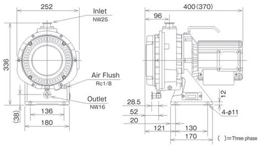 anest iwata isp 250c dimensions