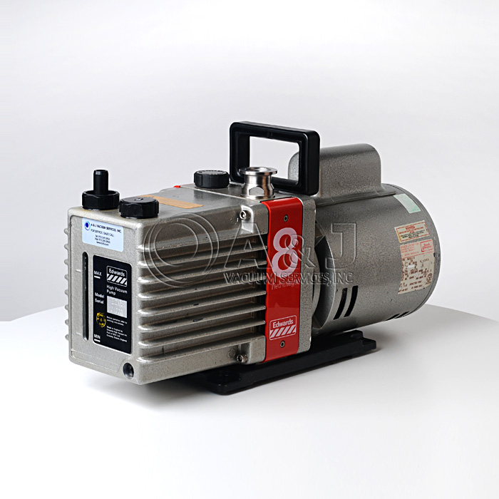 Edwards E2M8 Vacuum Pump Dual Stage Rotary Vane, Hydrocarbon Oil, Elite