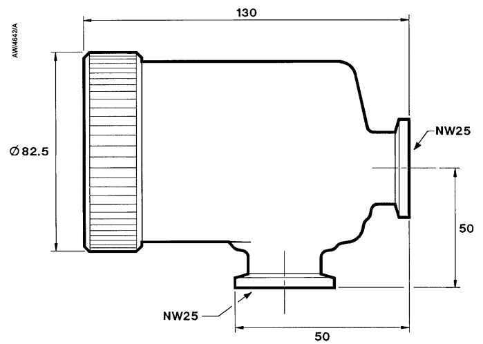 Edwards FL20K Foreline Inlet Trap, FL 20K,  A13305000