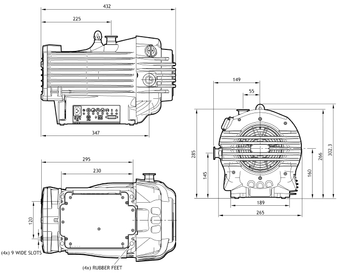 Edwards nxds10i Dimensions, A73601983