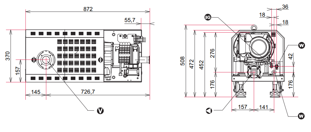 Pfeiffer Dimensions ACG 120G, ACG120GSP11111