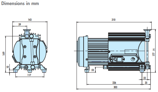 Pfeiffer Adixen AMD 1 Dimensions, 108987