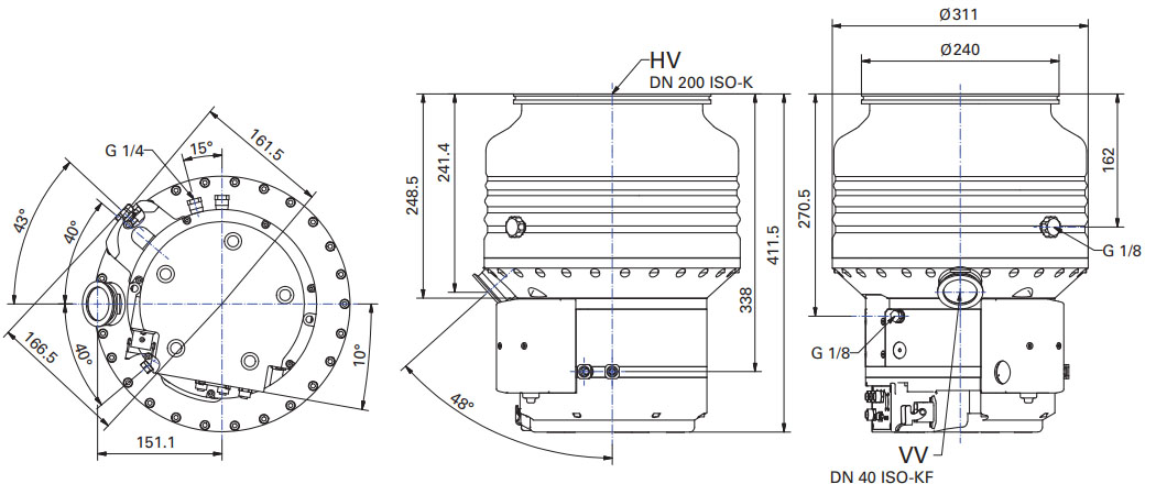 Pfeiffer HiPace 1800, TC1200, PMP04079