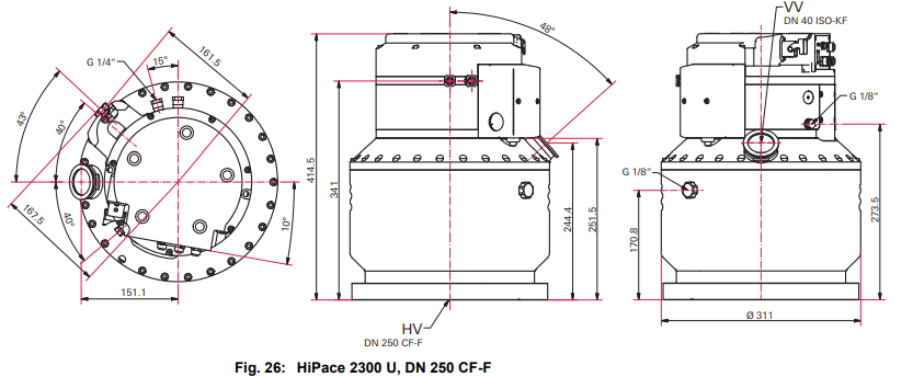 Pfeiffer HiPace 2300 with TC1200, PMP03920