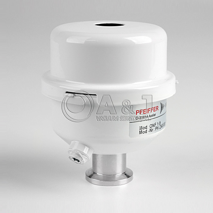 New Pfeiffer Vacuum ONF 16 S Oil Mist Filter, DN 16 ISOKF, PKZ40000