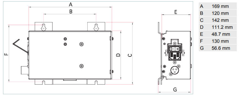 Pfeiffer TPS 110 Dimensions, PM061340-T