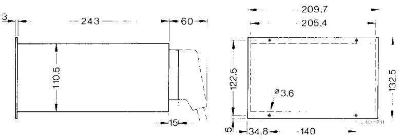 Pfeiffer TCP 310 Dimensions, PMC01520