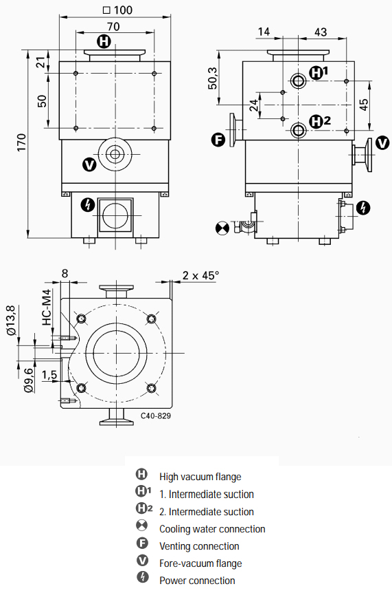 Pfeiffer TMH 063 - Refurbished/Demo Turbo Pump