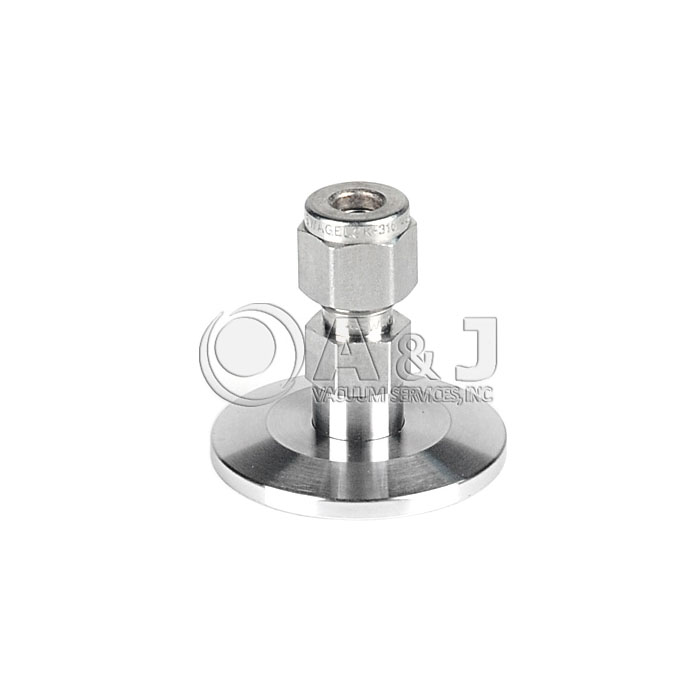 Stainless Steel NPT-Female Female Adapter KF-25 to 1//2 in 304 ISO-KF Flange Size NW-25