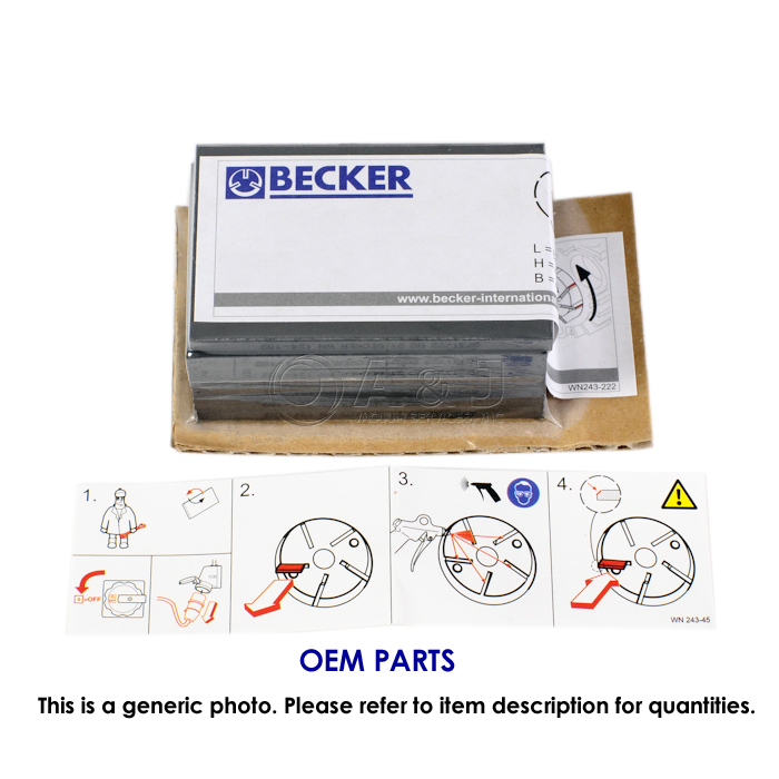 Becker 909505 Air Filter - Made In USA
