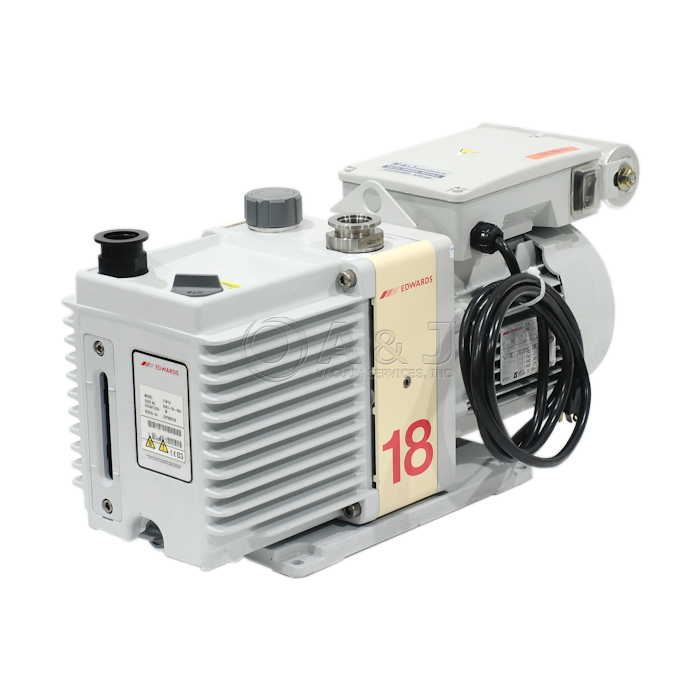 Fuly Rebuilt Edwards E2M18 Vacuum Pump, 100-105 V 60 Hz / 200-210