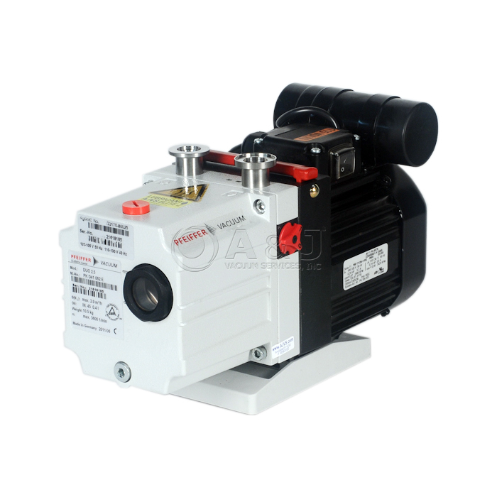 Pfeiffer DUO 2.5 Vacuum Pump, PKD41062E, 100-105/110-130 VAC, 50/60 Hz, Agilent G3170-80025, G317080025 Pfeiffer DUO 2.5 Vacuum Pump, PKD41062E, 100-105/110-130 VAC, 50/60 Hz, Agilent G3170-80025, G317080025